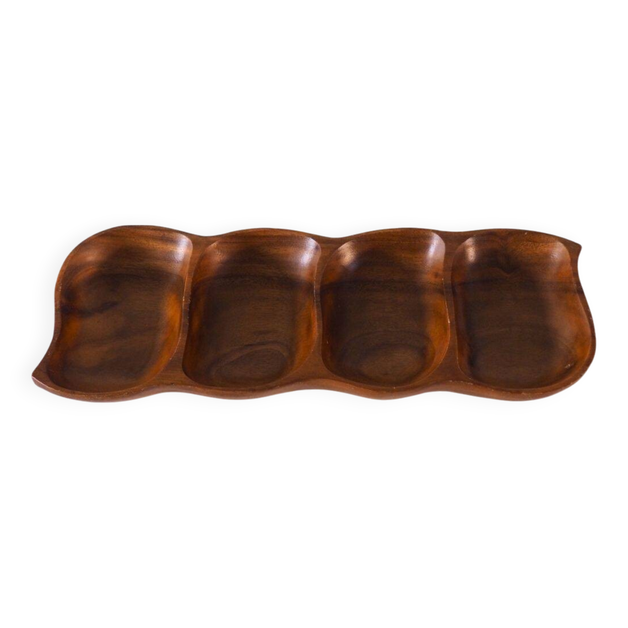 1960S Wooden Serving Dish