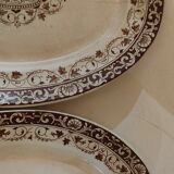 Ancien Service vaisselle Jules Vieillard Bordeaux, modèle Louis XV, 73 pièces