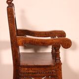 High Chair for Children, Oak from the 17th Century
