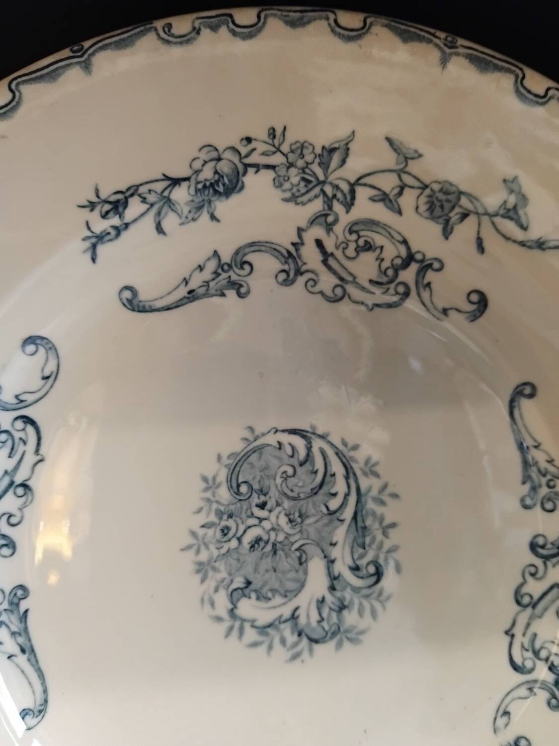 6 Ironstone Soup Plates