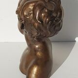 Bust child plaster Dalou