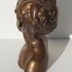 Bust child plaster Dalou