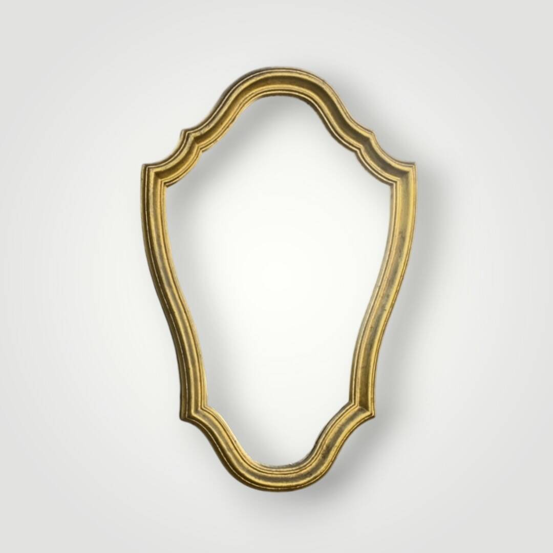 Louis XV style gilded resin mirror – 1960s