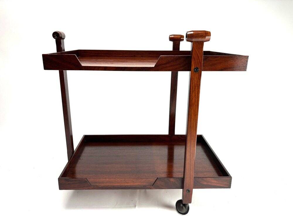CR20 Wooden Bar Trolley by Franco Albini for Poggi, 1958