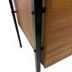 Meuble TV vintage petit format, placage teck, années 1960