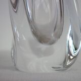 Large Daum crystal soliflore vase H32cm