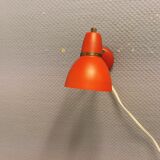 Wall lamp in orient red color, 50s