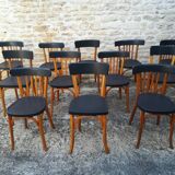 12 mismatched bistro chairs