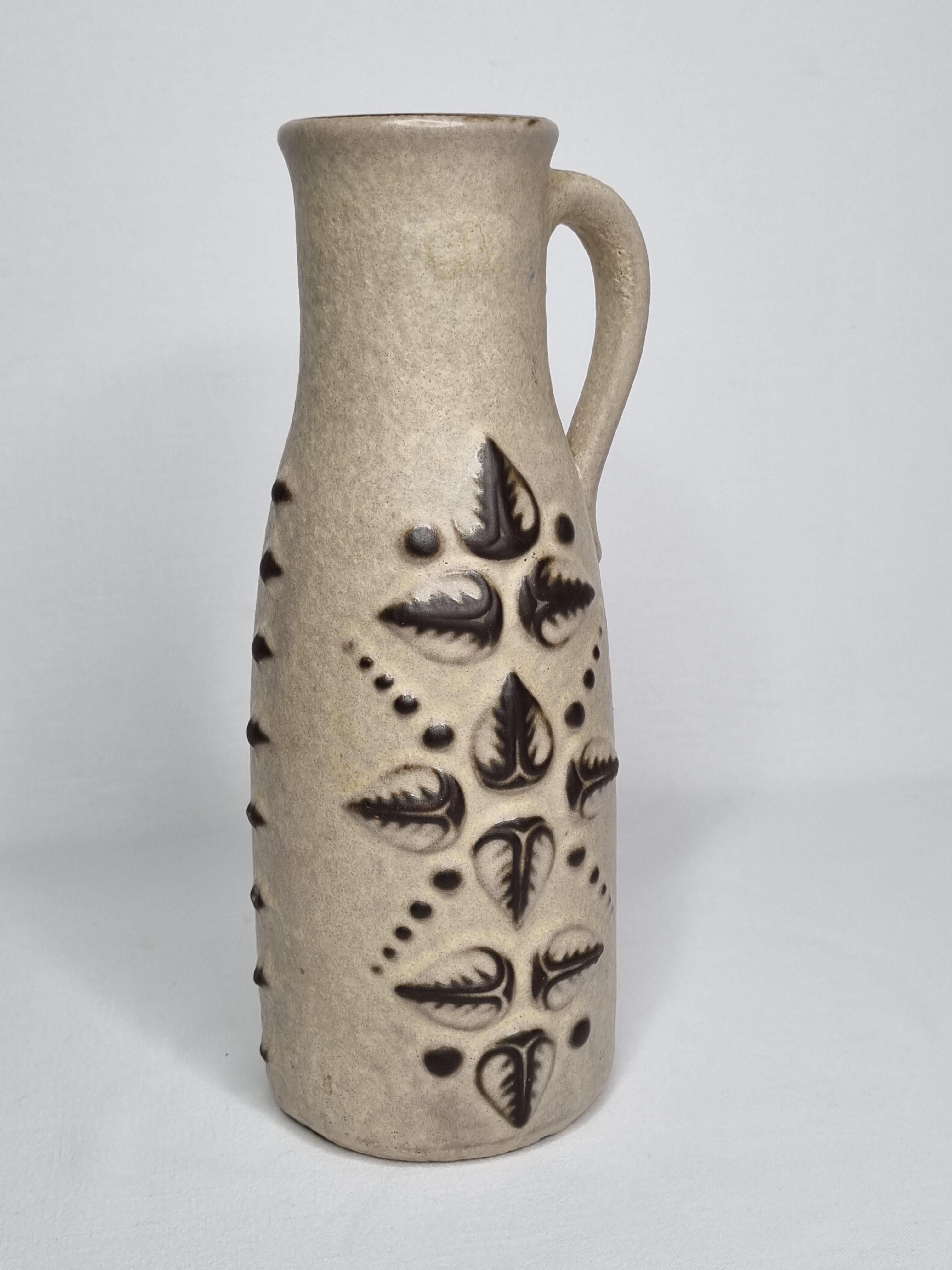 Cove vase carstens tonnieshof, west germany, 60s, 26 cm