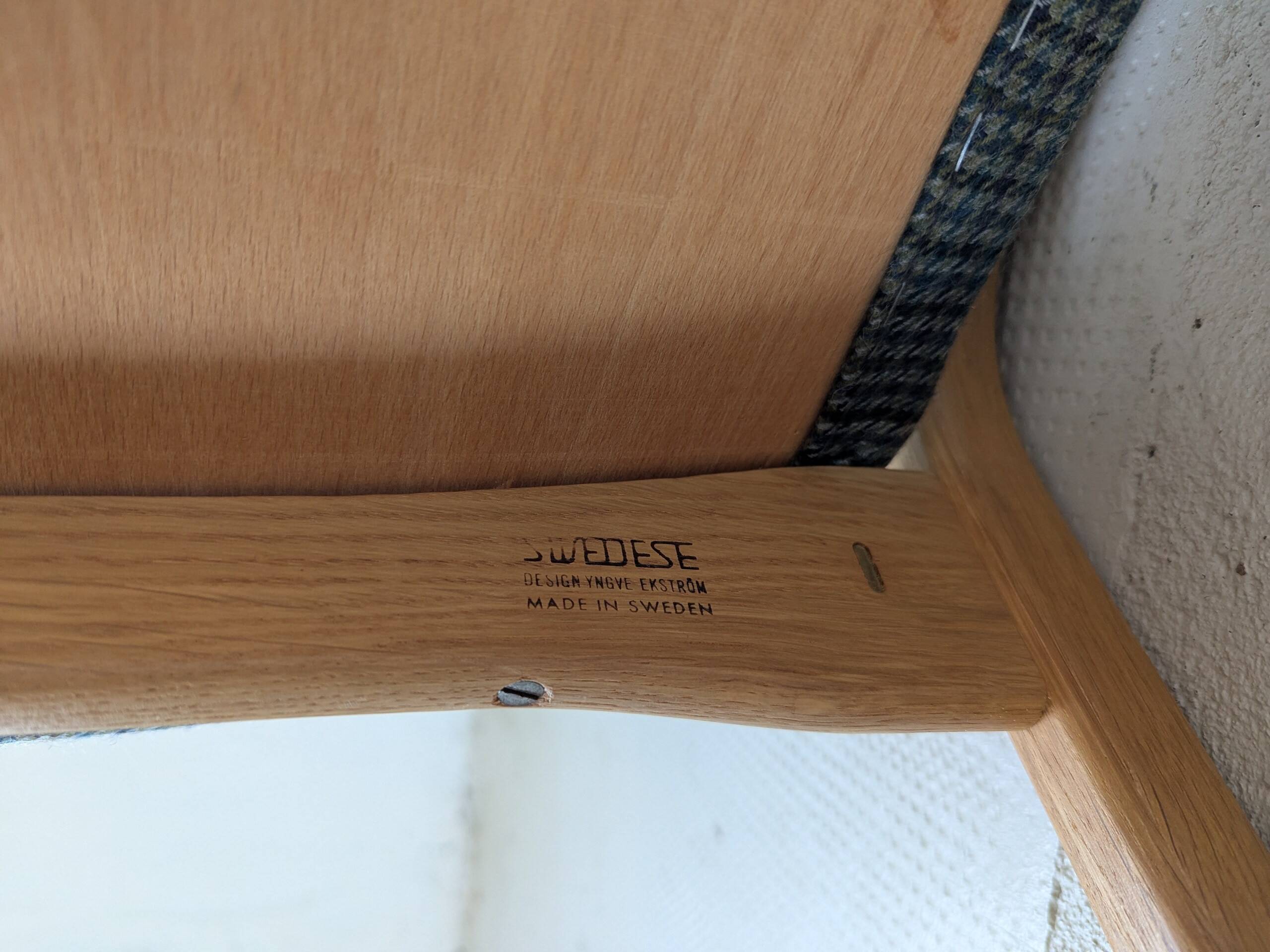 Stool, Lamino ottoman by Yngve Ekström, Sweden