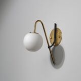 Applique murale sophistiquée italienne du milieu du siècle, années 1950