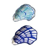 Lot 2 coupelles en forme d’huître