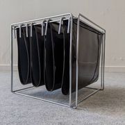Magazine rack by Gérard Rignault for Group S.A, France around 1970.