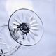 8 old crystal wine glasses house Orrefors Karolina collection