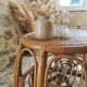 Vintage rattan coffee table