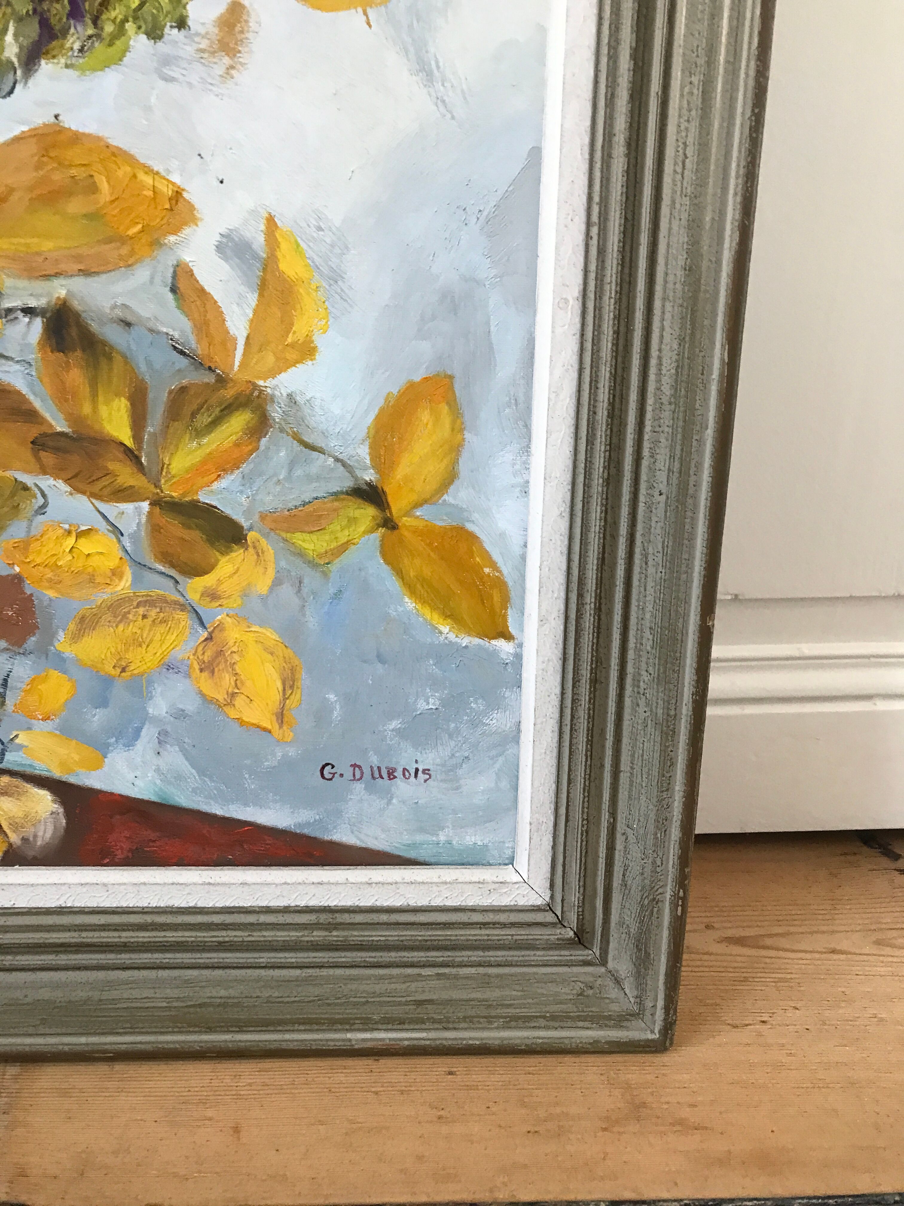 Country bouquet painting G.Dubois