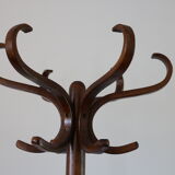 Baumann single dark beech parrot coat rack