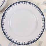 6 St Amandinoise two-tone flat plates