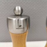 Salt and pepper set with Peugeot grinder.