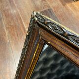 Rectangular wall mirror with wooden frame 47,5x29cm