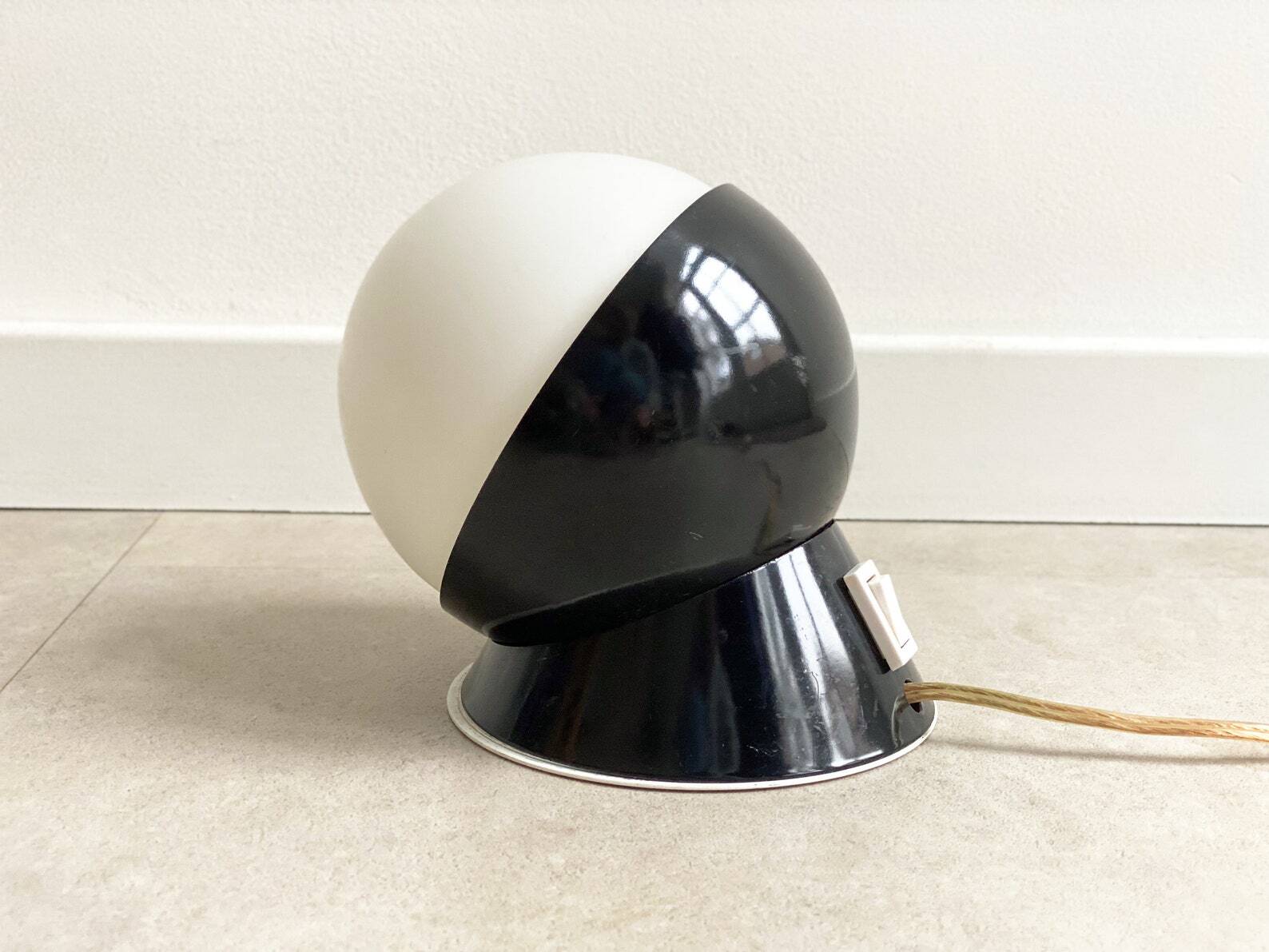 Rare Mid Century eyeball wall lamp / table lamp, Italian design