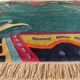 Tapis moderne népalais 200x200 cm