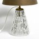 Heavy large Mid Century Modern glass table lamp by Rupert Nikoll Vienna | h