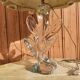 Lampe en cristal de Vannes forme libre , vintage