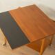 Elegant serving trolley made of fine teak wood with folding function, Gemla, Sweden, 1960s