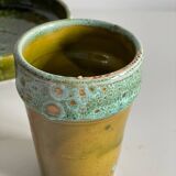 3 bols et une tasse faits à la main, Maroc