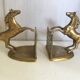 Pair of vintage brass bookbands