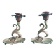 Pair of Art Nouveau candlesticks