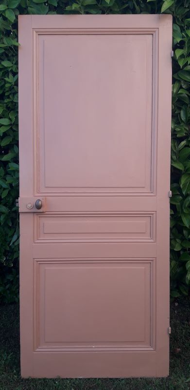 Communication door 199x82,8cm old molded