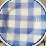 6 vichy dessert plates