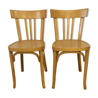 Pair of Baumann bistro chairs