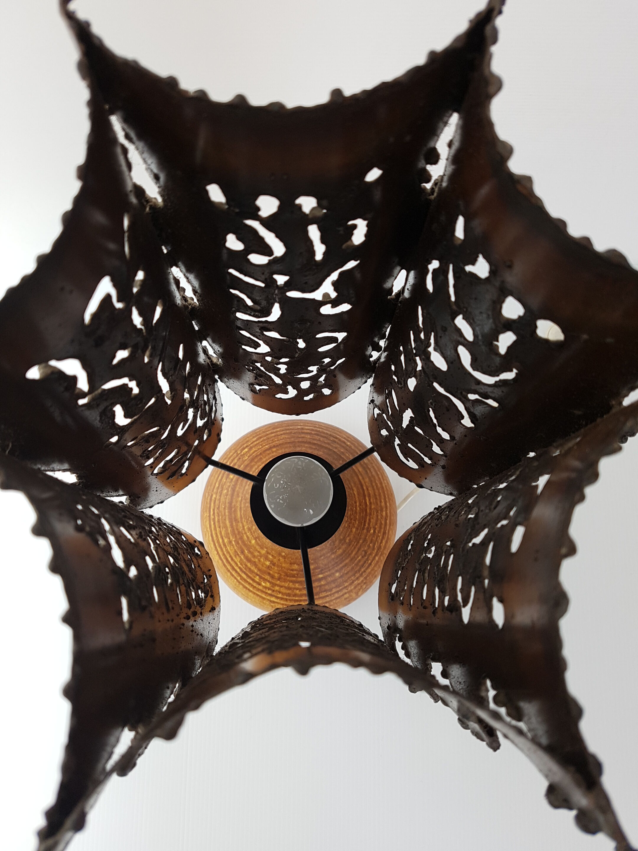 Lamp Accolay in ceramic & metal 1960