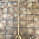 Brass floor lamp