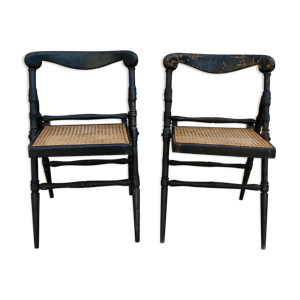 Paire de chaises pliantes
