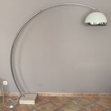 Arc Guzzini floor lamp. 1970. Italy. Marble base.