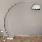 Arc Guzzini floor lamp. 1970. Italy. Marble base.