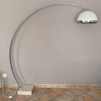 Arc Guzzini floor lamp. 1970. Italy. Marble base.