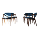 Chaises en teck modèle 42 par Kai Kristiansen pour Schou Andersen, ensemble de 6
