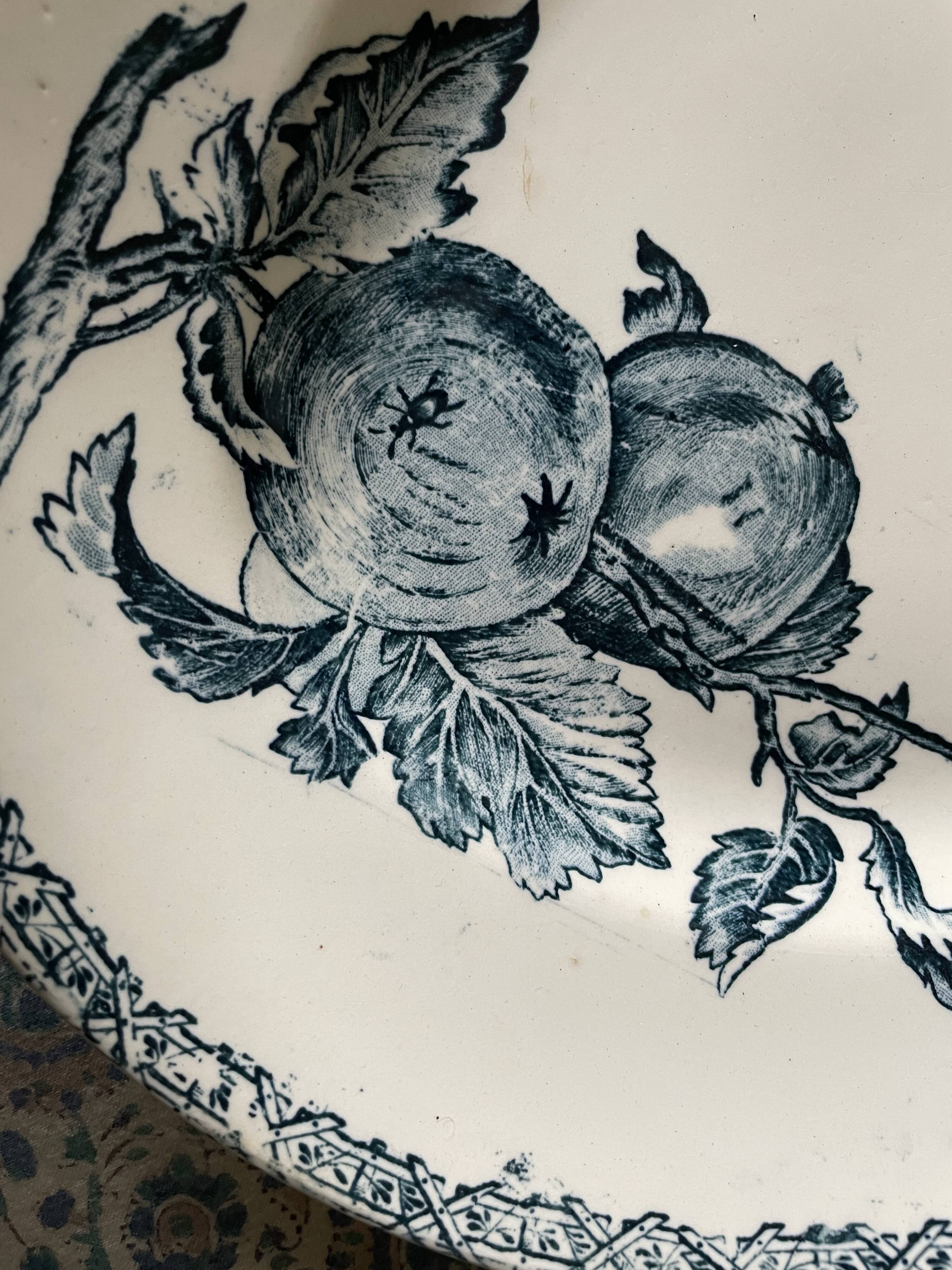 Iron earth serving dish