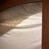 Armoire bois vintage art déco miroir