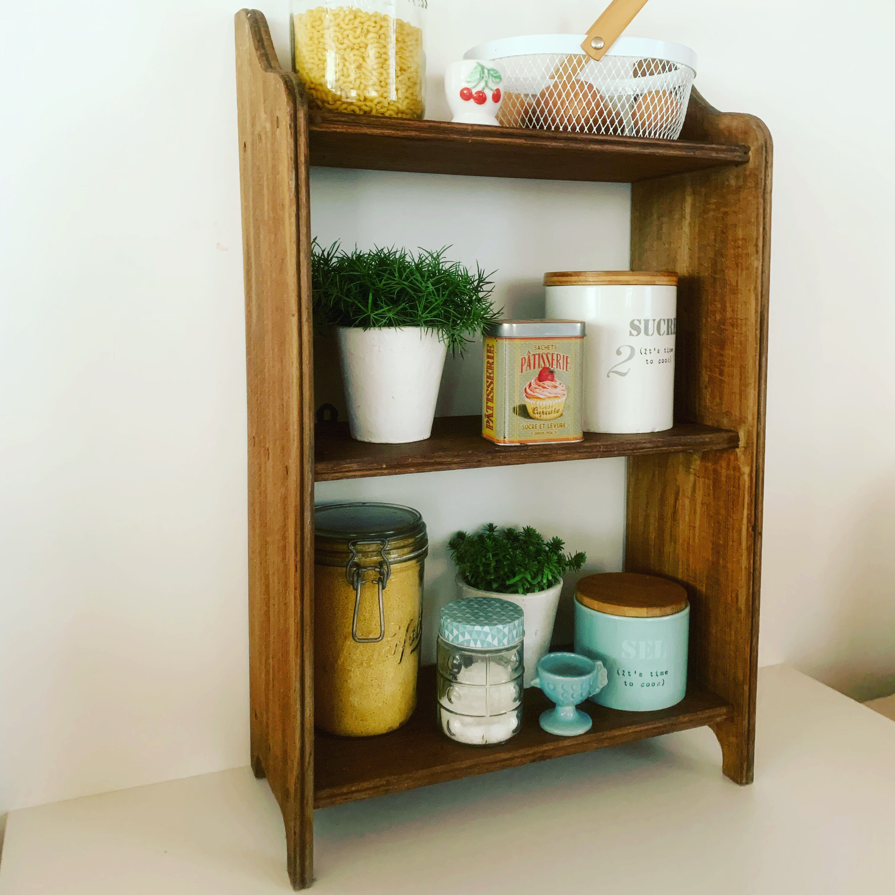 Vintage wall shelf