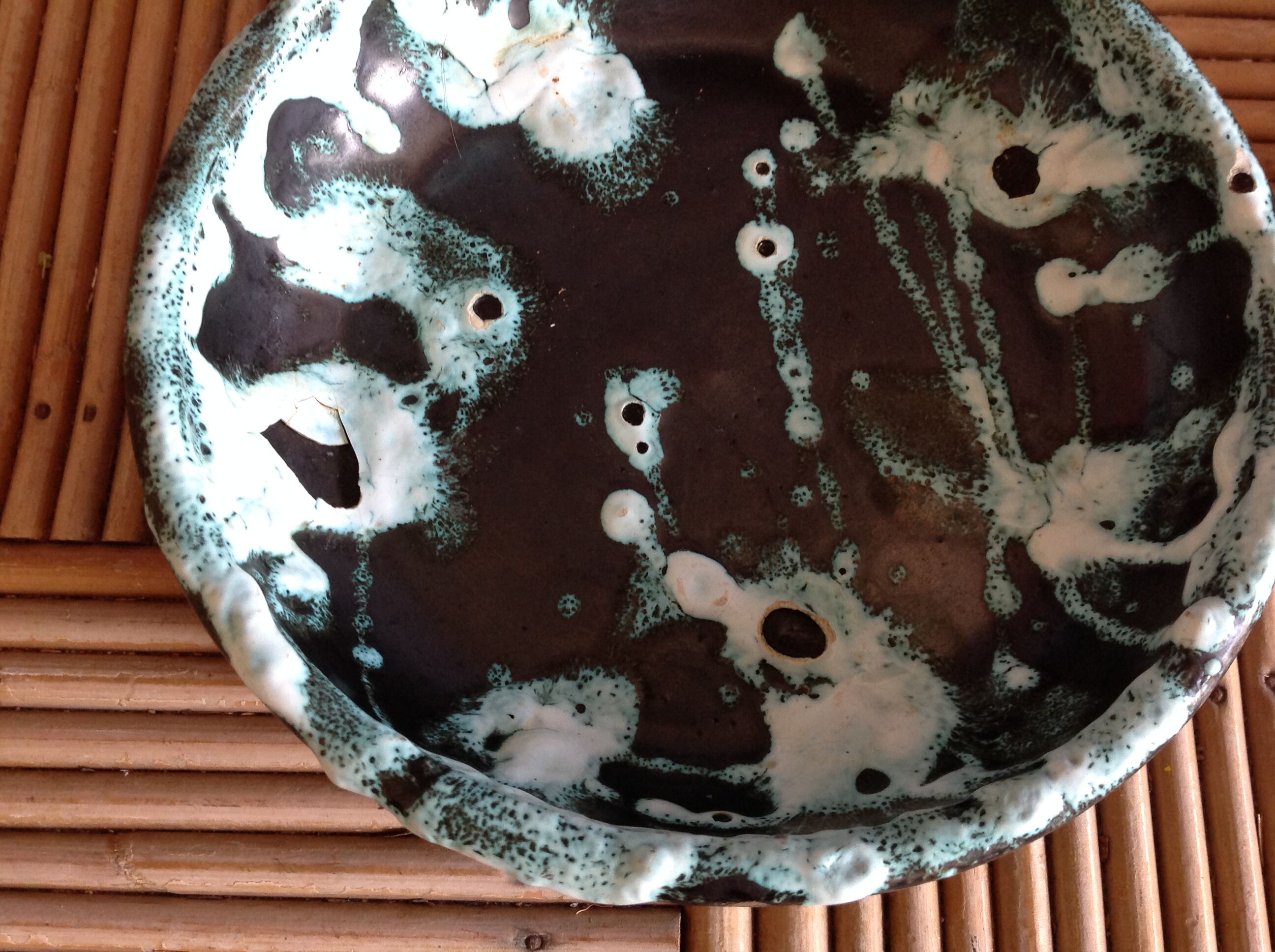 Duo of ceramic dishes