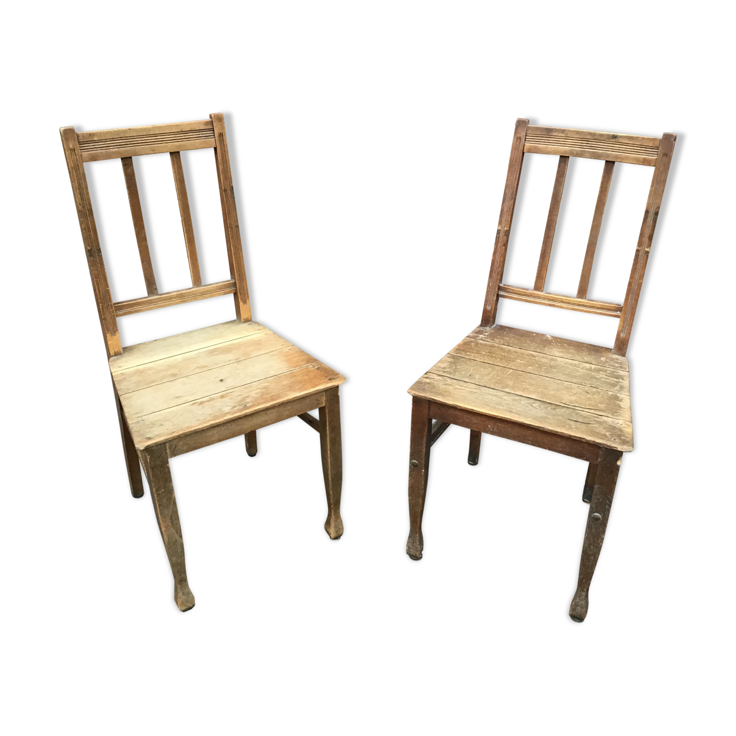 2 vintage bistro chairs art nouveau 1920s