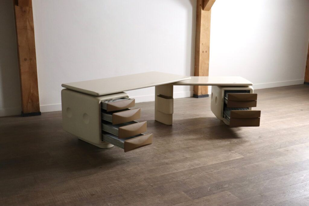 Ernest Igl Jet corner desk for Wilhelm Werndl, 1970s