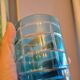 6 glasses of colour-cut blue whisky cups