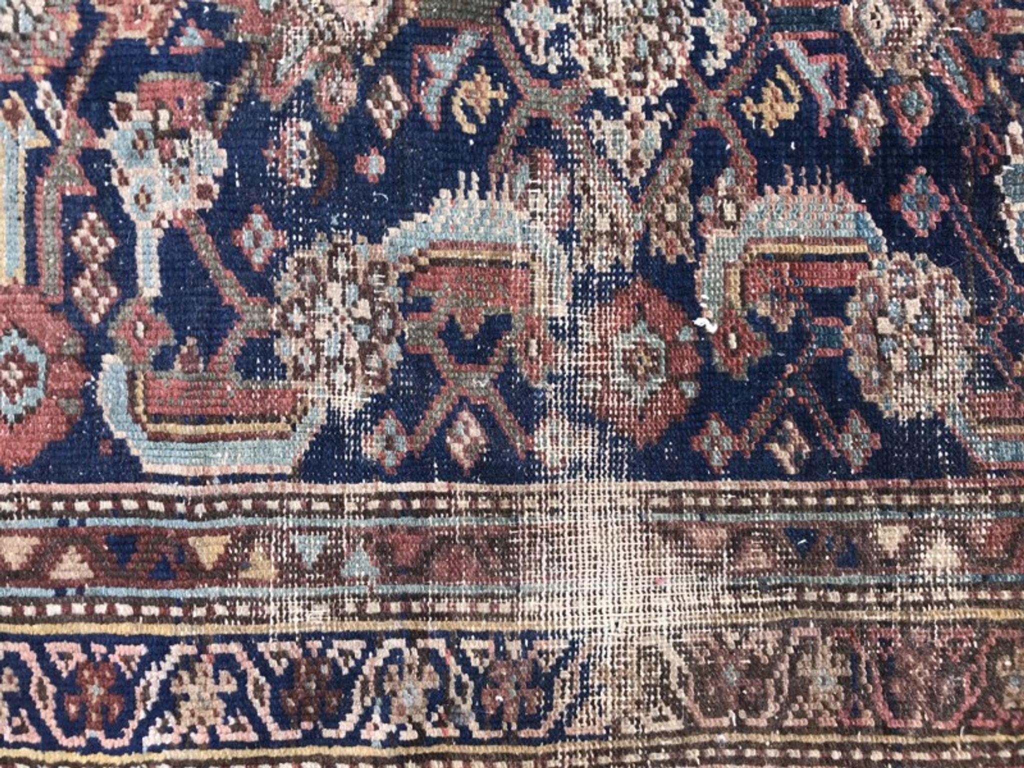 Former carpet Persian Ferahan 19th century handmade 90 X 125 CM